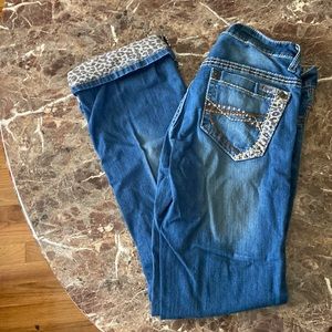Cruel Girl Abby Cheetah Print Jeans